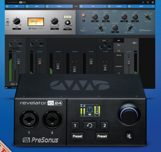 Revelator 24io complete omgeving