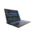 DawBook V16 voorzijde, schuin, links, open